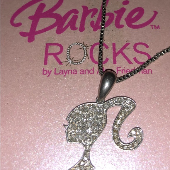 Barbie Jewelry Barbie Rocks White Gold Diamond Necklace Poshmark
